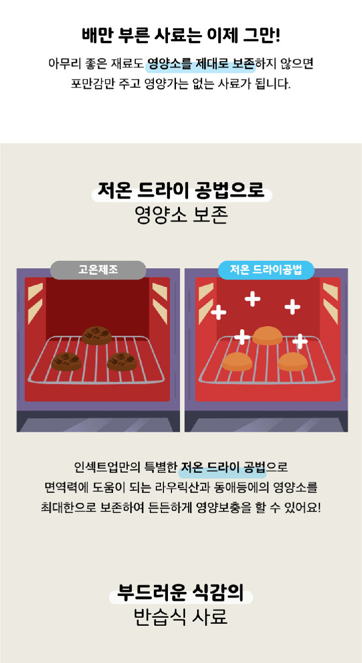 인섹트업 하이포알러지 사료 (오리지널/스킨/조인트)-상품이미지-6